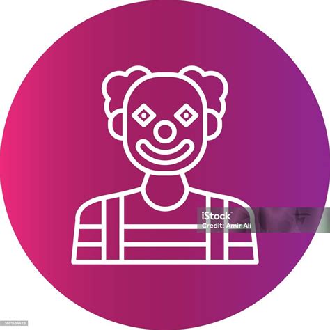 Clown Icon Stock Illustration Download Image Now Circus Clown Design Istock