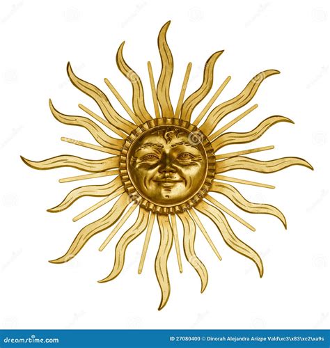 Gold sun with face stock photo. Image of happy, gold - 27080400