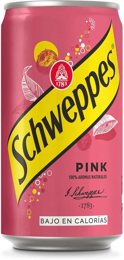 SCHWEPPES tónica pink lata 25 cl Amazon es Alimentación y bebidas