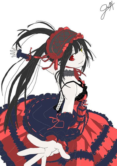 Kurumi Of Date A Live My Weakness Is Coloring XD Derrick Kun