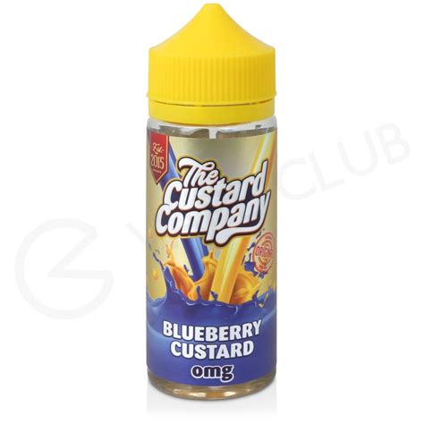 Blueberry Custard Shortfill E Liquid By The Custard Company 100ml