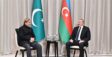 Ilham Aliyev Met With Prime Minister Of Pakistan In Astana Official