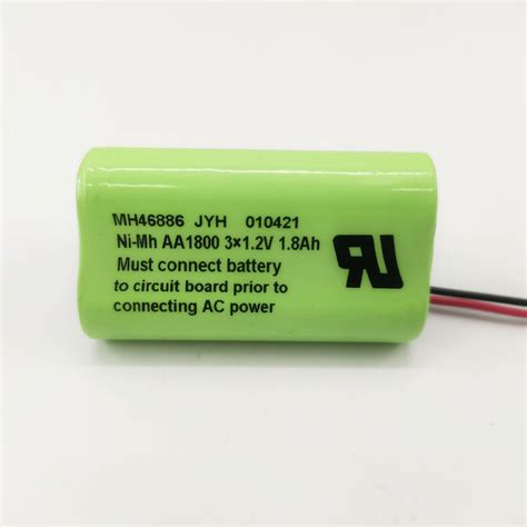 NiMH 3 6V 1 8ah Recahrgeable Battery With IEC62133 China NiMH 3 6V 1