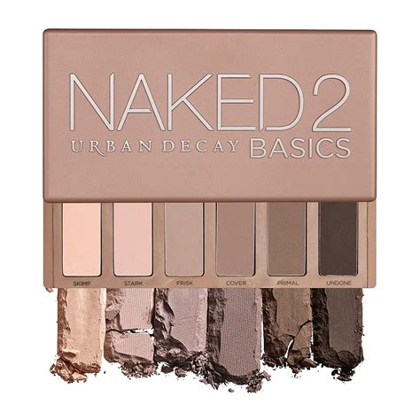 Urban Decay Naked2 Basics Eyeshadow Palette 6 Taupe Brown Matte