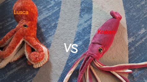 Stop Motion Battles Lusca Vs Kraken YouTube