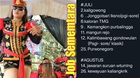 Harus Di Simak Jadwal Live Dolalak Dewi Arum Kedepan Youtube