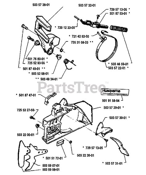 Husqvarna Husqvarna Chainsaw Chain Brake Assembly Parts