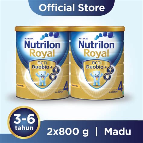 Jual Nutrilon Royal 4 Susu Pertumbuhan Bubuk Rasa Madu 2 X 800 Gr