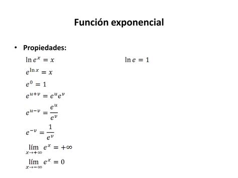 Funciones Logaritmicas Y Exponenciales Ppt