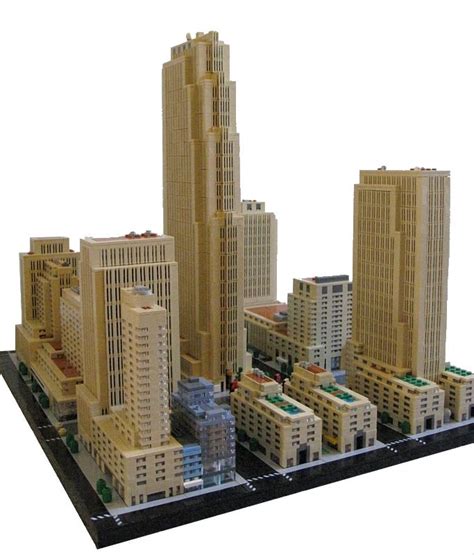 Micro Lego Skyscrapers Lego Architecture Lego Sculptures Lego