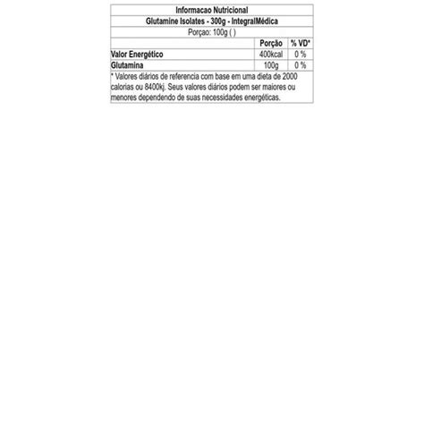 Kit Glutamine Isolates G Integralm Dica