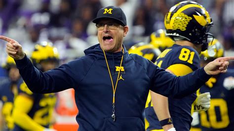 Jim Harbaugh Facing 4 Game Suspension For Breaking Ncaa Rules