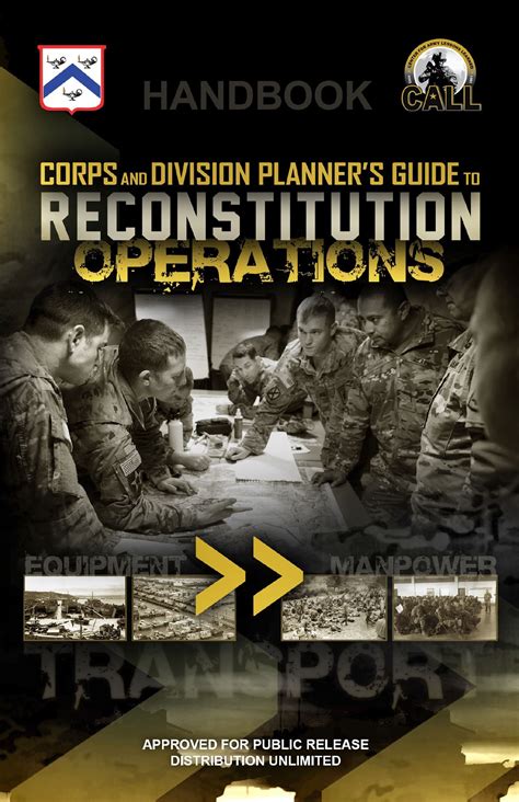 20 01 Corps And Division Planners Guide To Reconstitution Operations