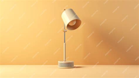 Premium AI Image | A Photo of a Minimalist Desk Lamp with Sleek and ...