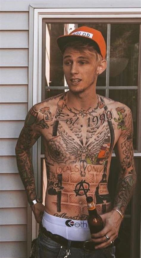 Mgk Chest Tattoo • Arm Tattoo Sites