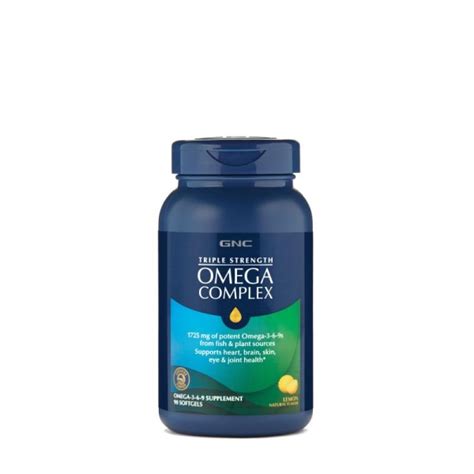 Gnc Triple Strength Omega Complex Softgels