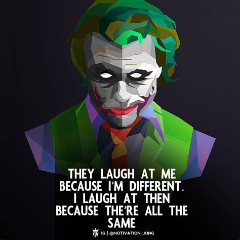 THEY LAUGH AT ME BECAUSE I'M DIFFRENT, I LAUGH AT THEM BECAUSE THEY ALL ...