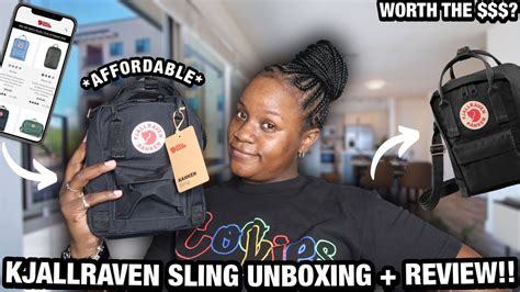 Fjallraven Kanken 🎒[ Mini ] Black Sling Unboxing Review 📦 Affordable And Cute Worth The