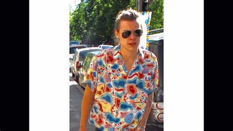 Harry Styles In Hawaiian Shirts To Adore You Youtube