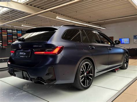 Bmw M I Touring Spotted At Dealer With Frozen Tanzanite Blue