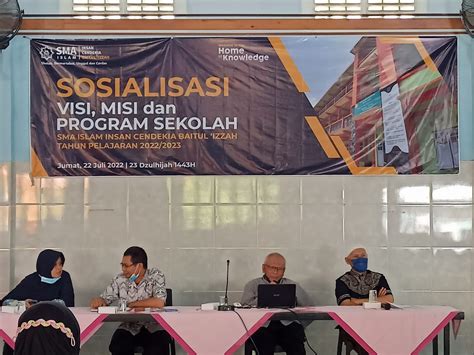 Sosialisasi Visi Misi Dan Program Sekolah Sma Islam Insan Cendekia