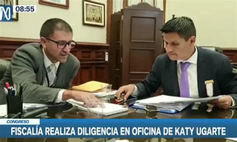 Katy Ugarte Fiscal A Realiza Diligencias En Congreso Por Caso Recorte