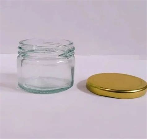 Ml Metal Ml Glass Jar For Dry Fruits Storage At Rs Piece In