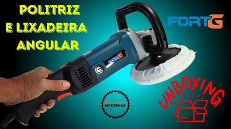 POLITRIZ E LIXADEIRA ANGULAR FORTG FG0008 FE 180MM 1400W 3000RPM