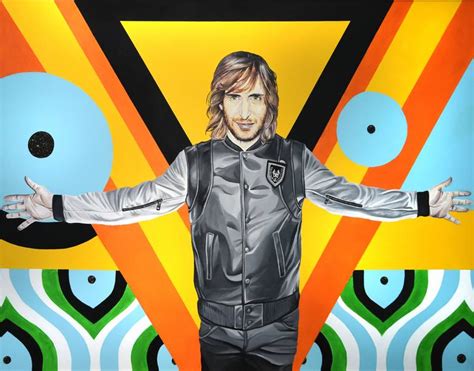 David Guetta Portrait Painting By Rá Paints Saatchi Art