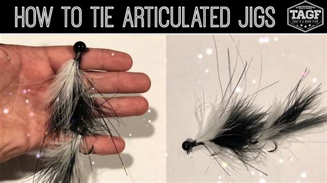 How To Tie Articulated Marabou Jigsflies For Big Trout Youtube