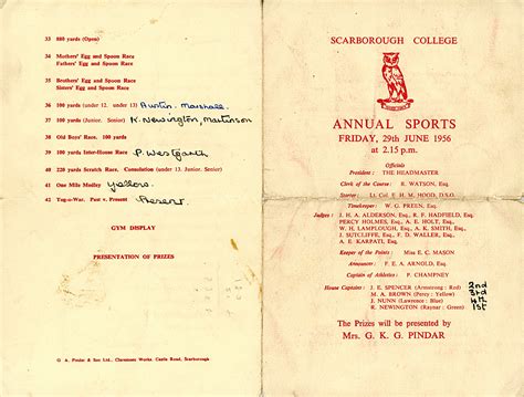 2582a Sports Day 1956 005 Osa Archived Documents