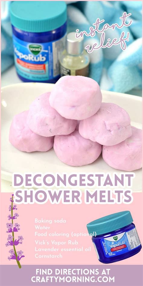 Lavender Decongestant Shower Melts Diy Natural Products Diy Bath