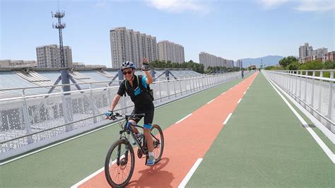 Beijings First Bicycle Only Expressway Youtube