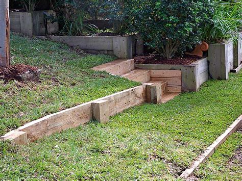 Diy Timber Retaining Wall Ideas Australia Wall Design Ideas