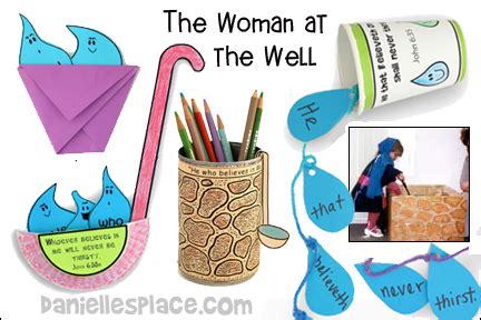 The Woman at the Well Bible Lesson – NIV | Printable Craft Patterns