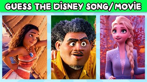 Guess The Disney Song Movie Quiz Includes Encanto Youtube