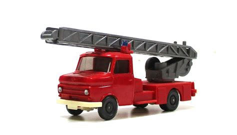 Modellauto H Lkw Wiking Opel Blitz Leiterwagen Feuerwehr A