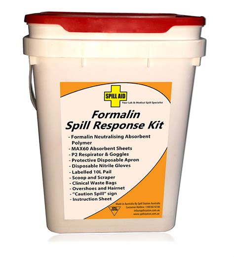 Northrock Safety Formalin Spill Response Kit Formaldehyde Spill