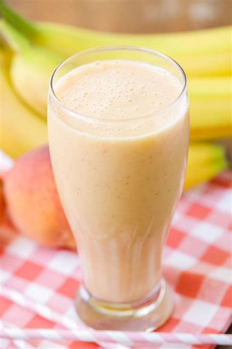 Peach Smoothie Under 70 Calories Lil Luna