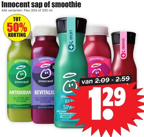 Innocent Sap Of Smoothie Aanbieding Bij Dirk