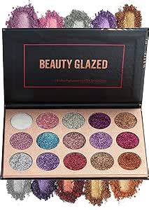 Beauty Glazed Palette Di Ombretti Glitter Colori Shimmer Ultra