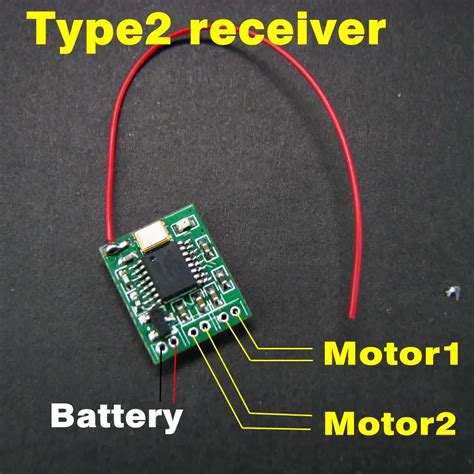 Micro Model Aircraft Plane RC Receiver 3 Channels 900mhz For Two Motor