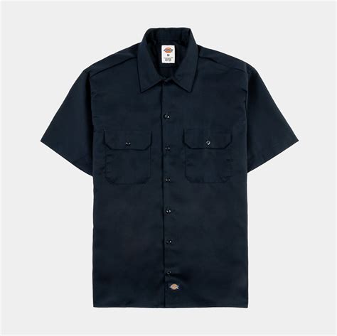 Dickies Og Twill Work Mens Short Sleeve Shirt Navy 1574dn Shoe Palace