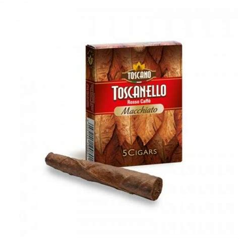 Charuto Toscano Toscanello Rosso Macchiato Caixa 5 Tabacaria Shop