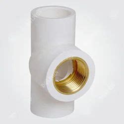 UPVC Brass Tee Unplasticized Polyvinyl Chloride Brass Tee Latest