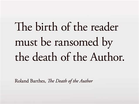 Roland Barthes Death Of Author Pdf