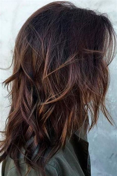 10 Modern Medium Length Layered Hairstyles - PoP Haircuts | Long hair ...