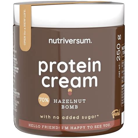 Nutriversum FOOD Protein Cream hazelnut 250g rendelés