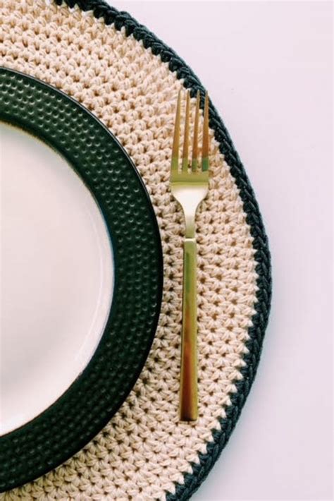 Easy Crochet Placemat Pattern With Cotton Yarn I Can Crochet That