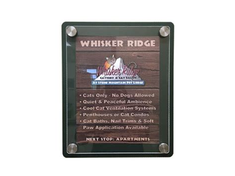 hdpe sign holders stone mountain pet products